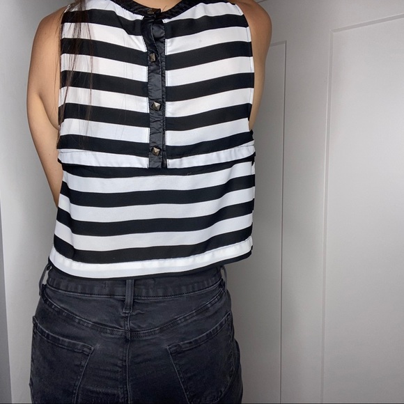 SOLD ASTR the Label striped crop top - Picture 4 of 9
